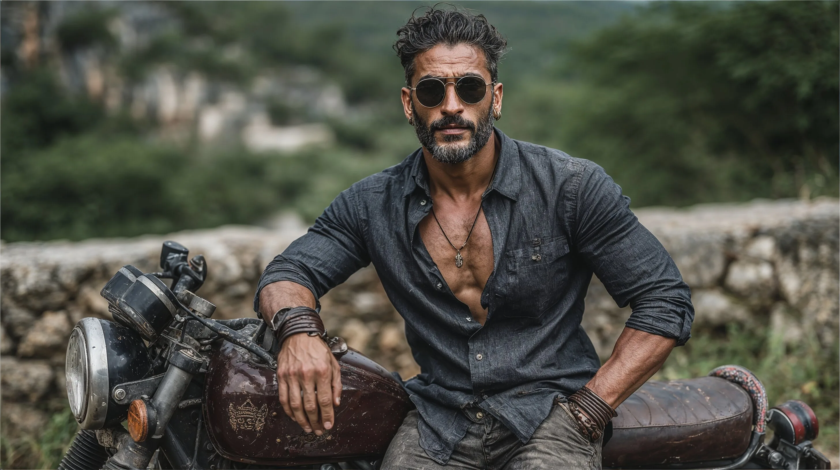 Man with motorcycle | Imagen 4